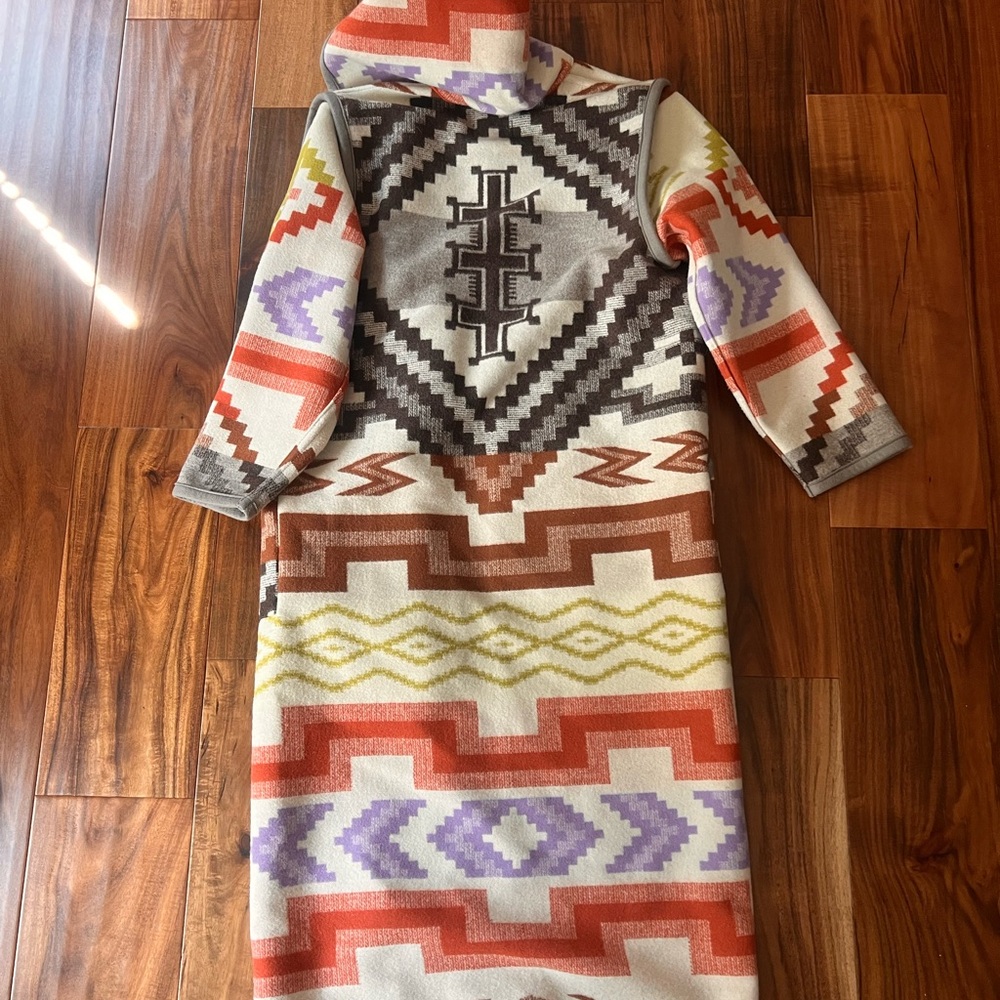 Pendleton Kraffs Long Overcoat Reversible Like New size XS but can fit up to a M - Picture 4 of 5